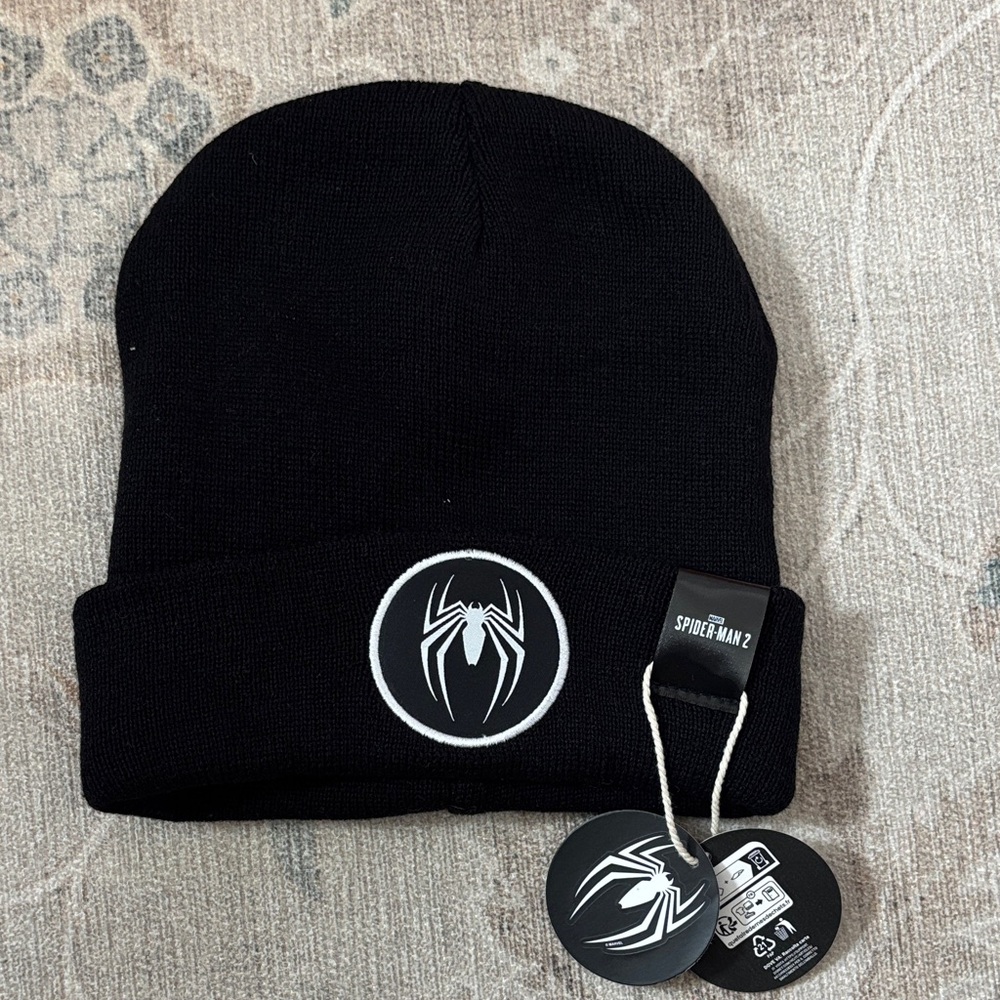 Marvel Spider-Man 2 Reversible Black Beanie